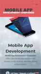 Mobile Screenshot of mobileappdevelopmentcompanies.net