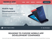 Tablet Screenshot of mobileappdevelopmentcompanies.net